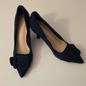 Source Unknown Dark Blue Women's Heels